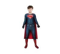 (Style 1, 130) Superman Cosplay Costume Bodysuit Super Hero Jumpsuit Halloween Carnival Party Outfits Stage Performance Hero For Boys Oufits