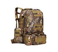 (style 1) 50L Tactical Backpack 4 in 1 Military Bags Army Rucksack Backpack Molle Outdoor Sport Bag Men Camping Hiking Travel Climbing Bag