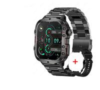 Style 1 Outdoor Sports Smartwatch with Dual Straps Leaper Black One Size