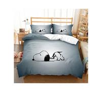 (Style 1, Super King 260*220cm) Duvet Cover for Snoopy Fans Series Printed Bedding Cartoon Pillowcase