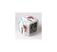 (Style 1, Three-cell battery model) DARLING in the FRANXX Alarm Clock National Team No. 00 Seven-Color Changing Alarm Clock Gift