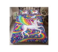 (Style 12, Single) Unicorn Bedding Single Double Duvet Cover Set UK
