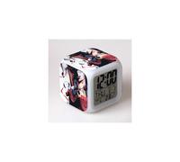 (Style 13, Four-cell battery model) DARLING in the FRANXX Alarm Clock National Team No. 00 Seven-Color Changing Alarm Clock Gift