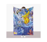 (Style 14, 150X200CM) Pokemon Fleece Blanket Throw Sofa Flannel Shaggy K
