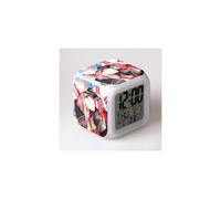 (Style 18, Three-cell battery model) DARLING in the FRANXX Alarm Clock National Team No. 00 Seven-Color Changing Alarm Clock Gift