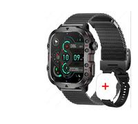 Style 2 Outdoor Sports Smartwatch with Dual Straps Leaper Black One Size