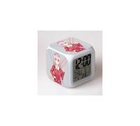 (Style 22, Four-cell battery model) DARLING in the FRANXX Alarm Clock National Team No. 00 Seven-Color Changing Alarm Clock Gift