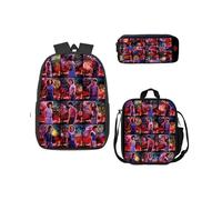 (Style-23) 3 Piece Set Stranger Things School Bag Lunch Bag Pencil Case Kids Gift