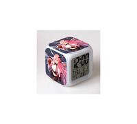 (Style 27, Three-cell battery model) DARLING in the FRANXX Alarm Clock National Team No. 00 Seven-Color Changing Alarm Clock Gift