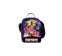 (Style 3) Fortnite Game Cartoon Insulated Lunch Bag Snack Picnic Travel School Lunchbox