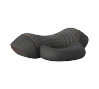 (Style 3) Neck Massager Pillow Ergonomic Electric Neck Pillow Heat & Vibration Memory Foam Pillow Multi-Function for Blood Circulation