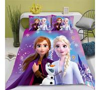 (Style 3, Single135x200cm) Frozen 21d Bedding Set Quilt Duvet Cover Single Double King