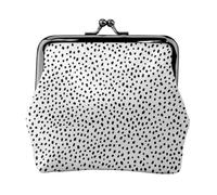 Style (300) Small PU Leather Coin Purse Polka Dot Simple Structure Abstract with Many Scattered Pieces, Fashionable Change Bag Handbag