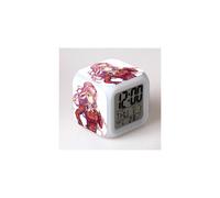 (Style 31, Three-cell battery model) DARLING in the FRANXX Alarm Clock National Team No. 00 Seven-Color Changing Alarm Clock Gift