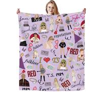 (Style 4, 100X130cm) Taylor Swift Blanket Mouldy Singer Flannel Air Conditioning Blanket