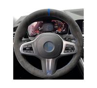 (style 4) Diy Black Genuine Leather Suede Car Steering Wheel Cover For Bmw M Sport G30 G31 G32 G20 G21 X3 G01 X4 G02 X5 G05 G14 G15 G16