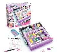 Style 4 Ever Canal Toys Light Up Diamond Art Case for Children - 3 in 1 Creative Set with Light Tablet, Posters and Rhinestone Stickers - Arts and Crafts Activity - Gift Idea for Children