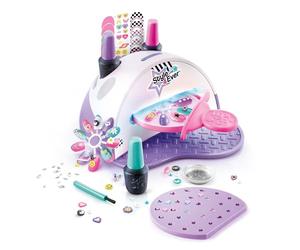 Style 4 Ever Gel Nail Studio Kit - Kids Nail Art Kit with UV Lamp, Silicone Moulds & Accessories | Create & Decorate Nails | Manicure Set for Girls Age 6+