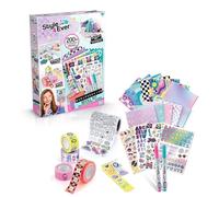 Scrapbooking Kit, 200+ Accessories Included, Hours of Creative Fun, Scrap and Customize Your Favourite Notebook, Stickers, Tape, Stencils, Endless Possibilities