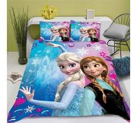 (Style 4, Single135x200cm) Frozen 21d Bedding Set Quilt Duvet Cover Single Double King