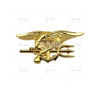(Style 5) Car Styling 3D US Navy SEALs Team Decorative Metal Alloy Adhesive Emblem