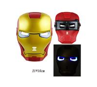(style 5) The Avengers Iron Man Figurines Toy LED Light Sound Ironman Shield Sword Mask