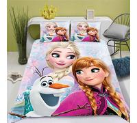 (Style 6, Single135x200cm) Frozen 21d Bedding Set Quilt Duvet Cover Single Double King