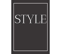 Style: A decorative book for coffee tables, bookshelves and end tables: Stack style decor books to add home decor to bedrooms, lounges and more: Black ... Ideal for your own home or as a gift.: 1