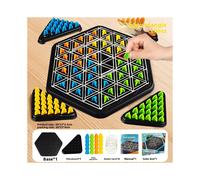 (Style A) Kids Brain Teaser Puzzle Chain Triangle Structure Parent Child Learning Bonding