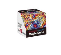 (Style A) Magic Changeable Magnetic Cube 3d Flip Puzzle Toys Ink Ocean Gifts Pattern Kids