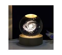 (Style A) Planet 3d Saturn Crystal Ball Night Light Lamp Thanksgiving Decor Christmas Gift