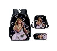 (Style A) Taylor Swift Alison Backpack Shoulder Pencil Bag Education Threepiece Set
