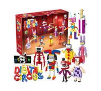 (Style A) The Amazing Digital Circus Figures Building Blocks Toy 8 Pcs for Kids Ages 7-14 _a