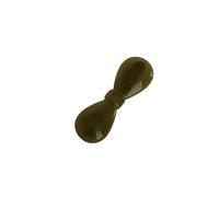 Style Acetate Gold Label Cute Solid Color Bow Duckbill Clip French Small Size Side Hairpin Hair Accessories(08 Green)