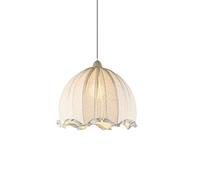 Style Adjustable E27 Pendant Lamp - Simple Cotton & Linen Shade, Chic Hanging Light for Living Room & Kitchen, Modern Decoration, Small Ceiling Fixture