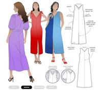 Style Arc Paper Sewing Pattern Esther Dress Dresses Sizes 4-16