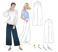 Style Arc Paper Sewing Pattern Fifi Pants Trousers Sizes 10-22