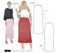 Style Arc Paper Sewing Pattern Genoa Bias Cut Skirt Skirts Sizes 18-30