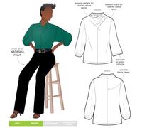 Style Arc Paper Sewing Pattern Lucia Knit Top Tops Sizes 10-22