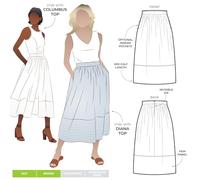 Style Arc Paper Sewing Pattern Memphis Skirt Skirts Sizes 10-22