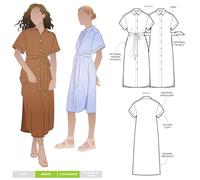Style Arc Paper Sewing Pattern Palmer Dress Dresses Sizes 10-22