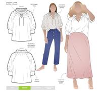 Style Arc Paper Sewing Pattern Reynolds Top Tops Sizes 18-30