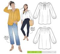 Style Arc Sewing Pattern - Anita Pleasant Blouse (Sizes 04-16)