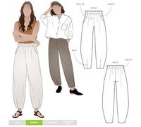 Style Arc Sewing Pattern - Barry Woven Pant (Sizes 18-30)