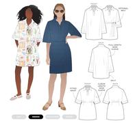 Style Arc Sewing Pattern - Beckers Woven Dress (Sizes 18-30)