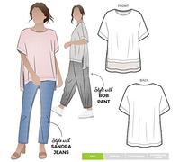Style Arc Sewing Pattern - Betty Woven Tunic (Sizes 18-30)