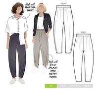 Style Arc Sewing Pattern - Bob Woven Pant (Sizes 10-22)