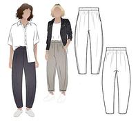 Style Arc Sewing Pattern - Bob Woven Pant (Sizes 18-30)