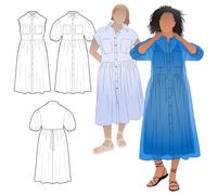 Style Arc Sewing Pattern - Emerald Woven Dress (Sizes 04-16)