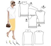 Style Arc Sewing Pattern - Esme Designer Knit Top (Sizes 18-30)
